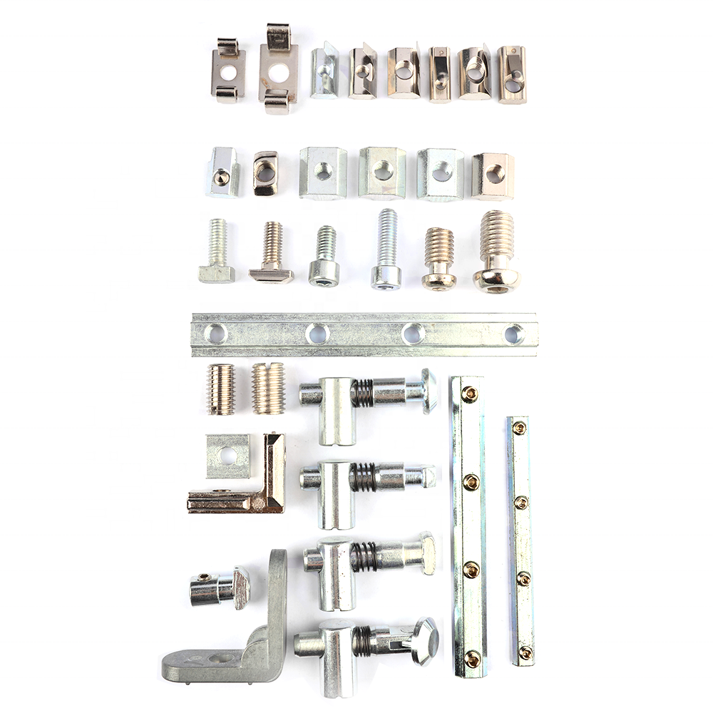 6000series aluminum profile connector set aluminum gola profile adjustable angle plate for aluminum profile