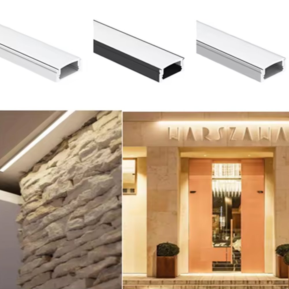 Aluminum Housing Square Recessed LED Aluminum Profile LED Profile Channel