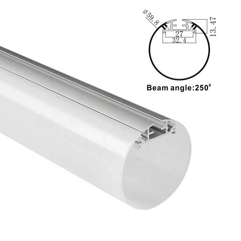 Pendent Suspended Round LED Light Aluminum Profile for LED Strips LED Profile Aluminum