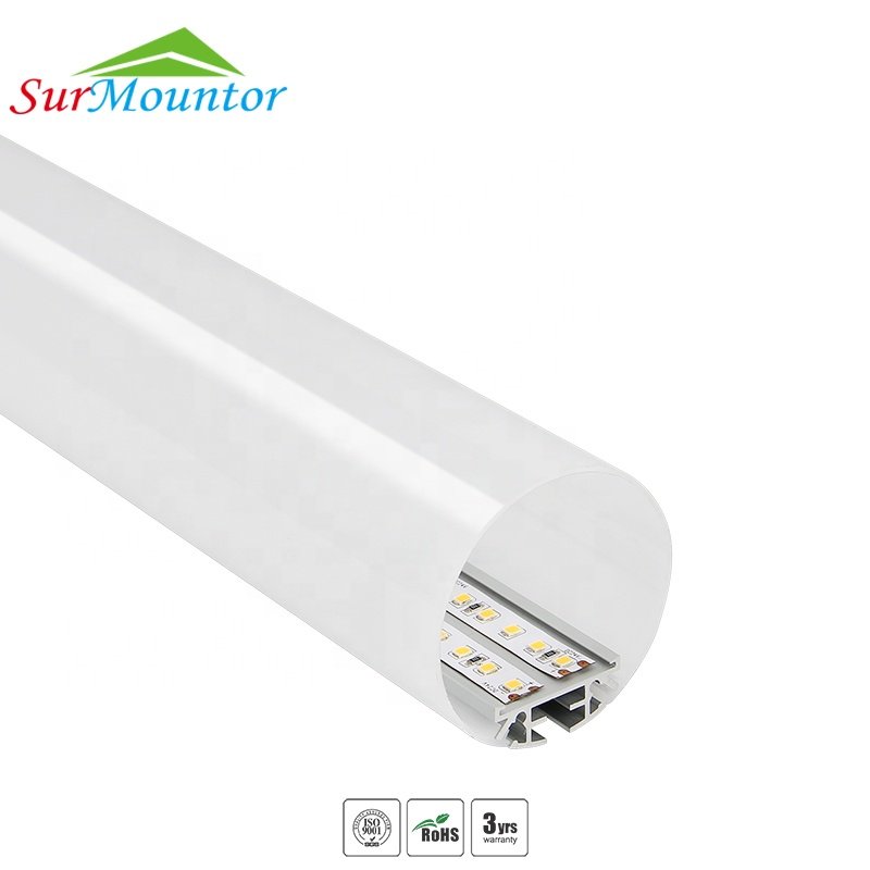 Pendent Suspended Round LED Light Aluminum Profile for LED Strips LED Profile Aluminum