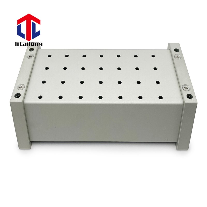 Customized assembled aluminum alloy box storage sliding lid aluminum shell oxidation profile aluminum box enclosure case