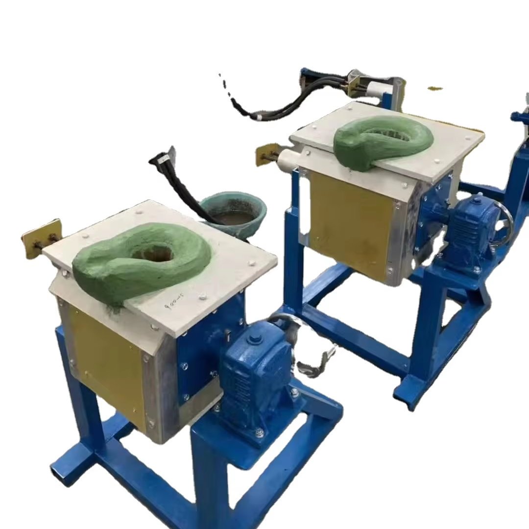 10KG IGBT electrical induction melting furnace gold melting machine for ingot casting