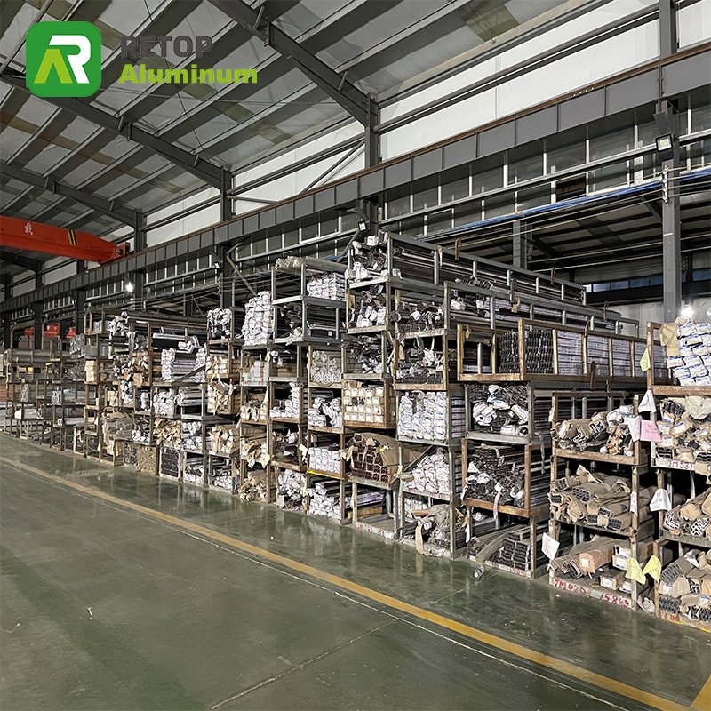 RETOP 6063 High Brightness Polished Mirror Shower Room U C Channel Aluminum Profile