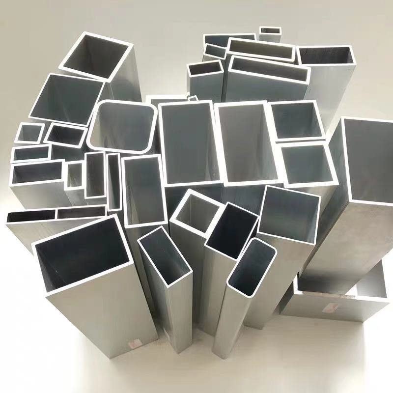 aluminium decoration wood grain aluminum tube square aluminum profile rectangular pipe