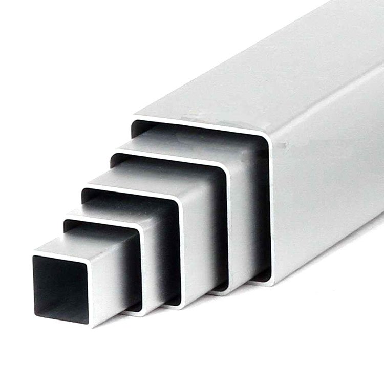 aluminium decoration wood grain aluminum tube square aluminum profile rectangular pipe