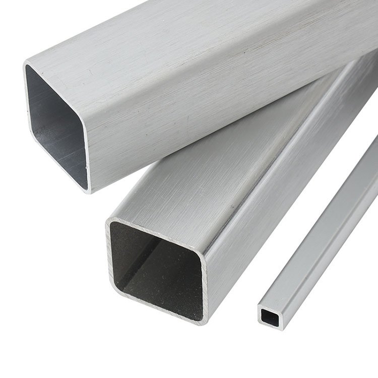 aluminium decoration wood grain aluminum tube square aluminum profile rectangular pipe