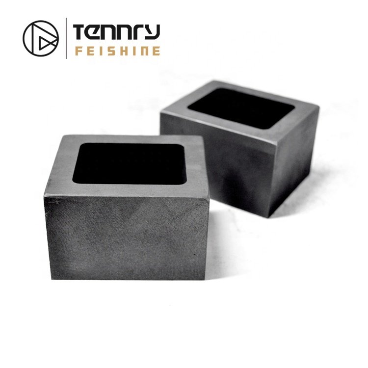 Metallurgy High Strength Carbon Graphite Sintered Boats Mold For Aluminum Melting