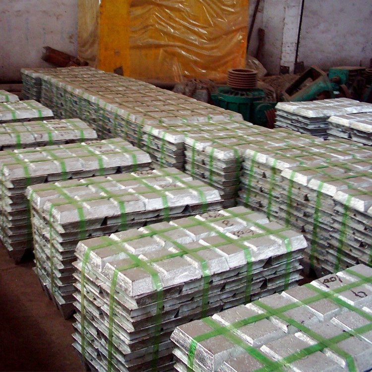 China factory Zinc ingots Pure Zinc Ingot 99.995% No.0 zinc ingot Manufacturer wholesale
