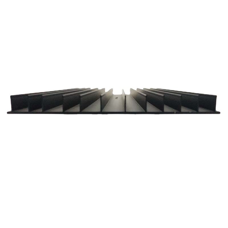 Custom Aluminum CNC Deep Processing Extrusion Flat Plate Fin Heat Sink Profile