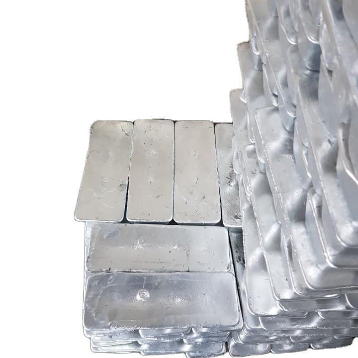 Factory Wholesale 99.9% Zamak Ingots Price Per Kg Aluminum Alloy Ingot 99.7 Pure Aluminum Ingot Price