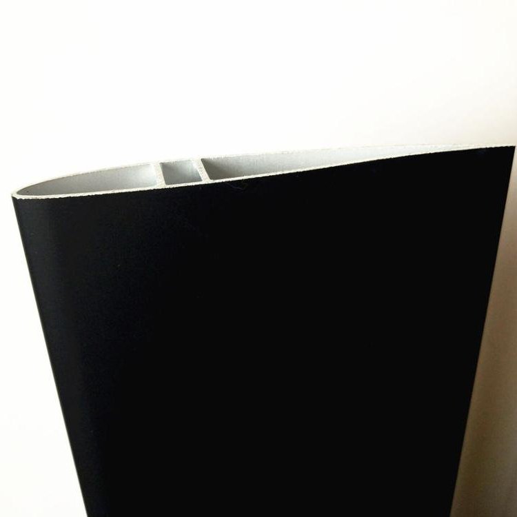 Modern new design custom anodized aluminum profile fan airfoil building oval louver