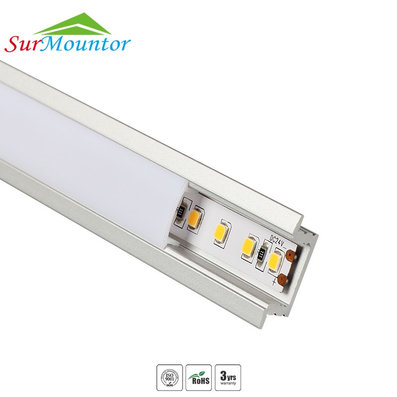 1m 2m 3m waterproof led aluminium aluminum profile alu profile channel aluminium led profile light for led strip light
