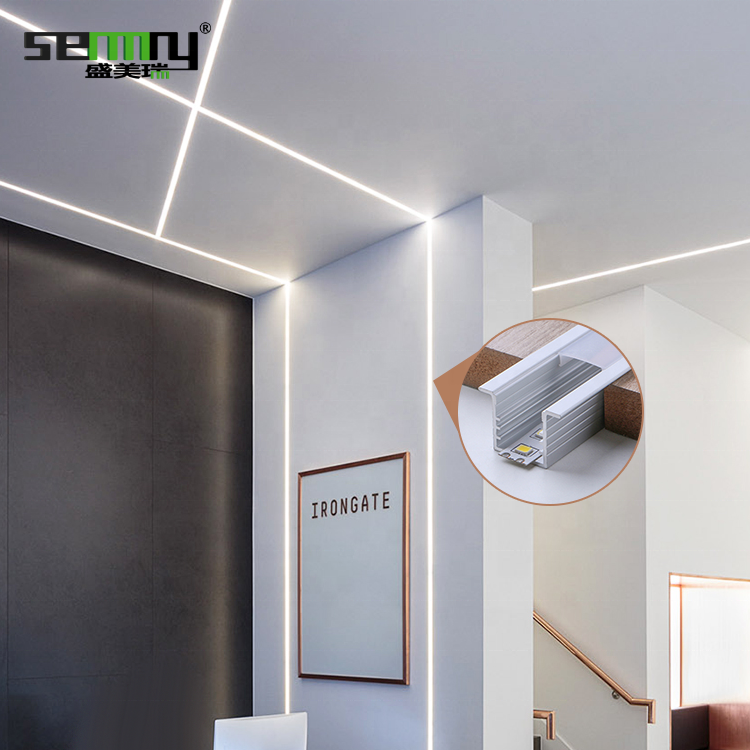 Free samples high quality alu profil channel extrusion 45 degree angle led strip lighting corner led aluminum profile