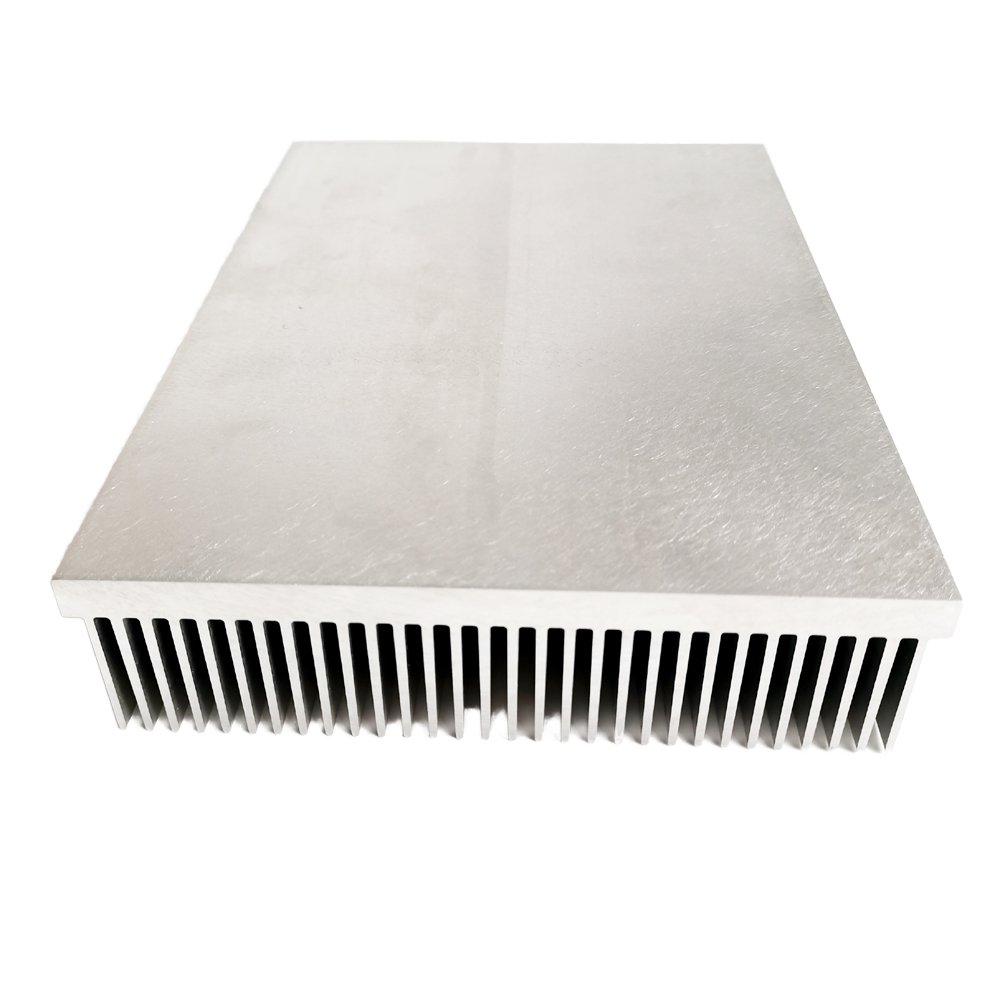 AL 6063 T5 Extruded Aluminium Heatsink 170(W)*42(H)*240(L)mm CNC Processing Cutting Services