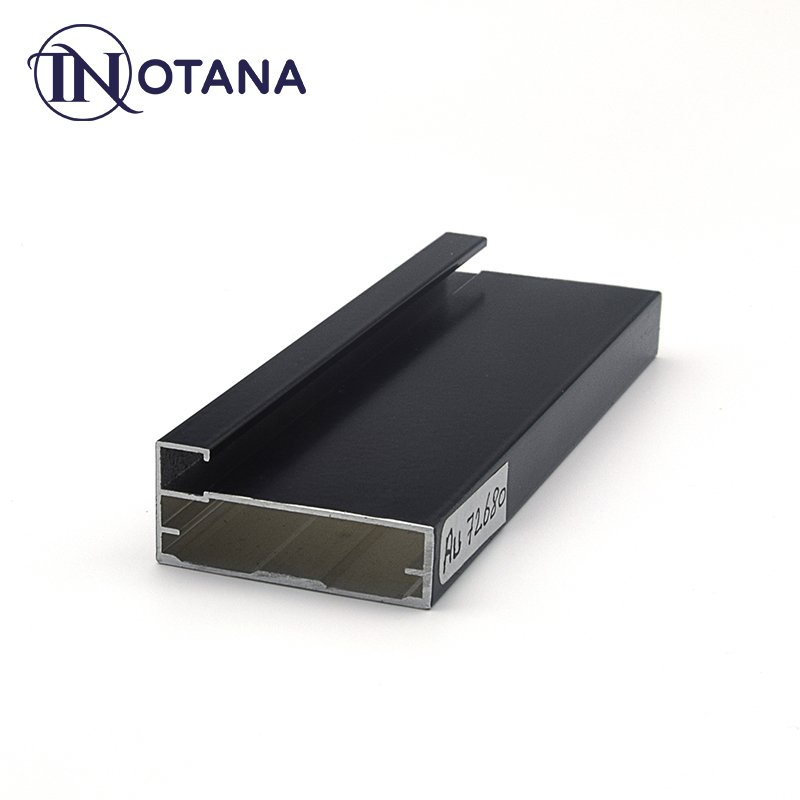 High quality matt black powder coating aluminum profiles for Africa to furniture decorative aluminium framework SA-08