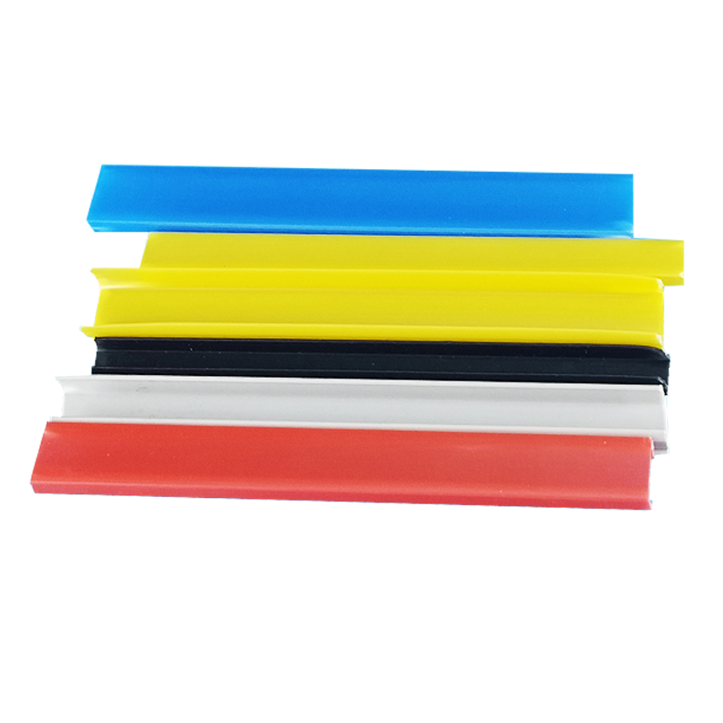Customized sizes Colorful T slot Cover Aluminium Profile Accessories Plastic PVC ABS Extrusion U Channel Profiles Cover Strip