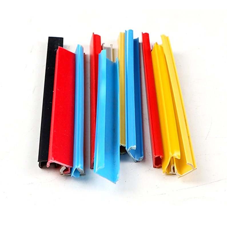 Customized sizes Colorful T slot Cover Aluminium Profile Accessories Plastic PVC ABS Extrusion U Channel Profiles Cover Strip