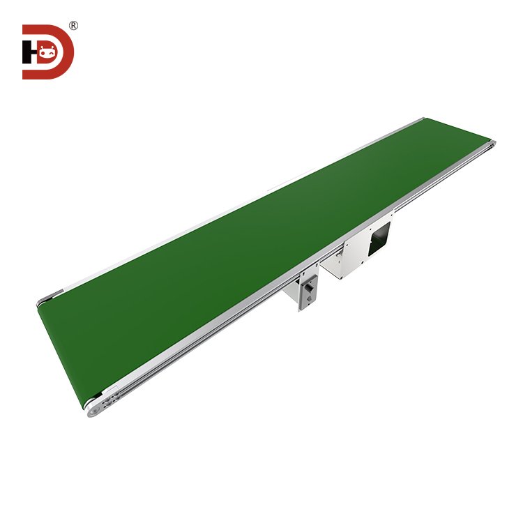PVC belt line synchronous belt micro conveyor PLC control conveyor belt DIY small punch press production line customization