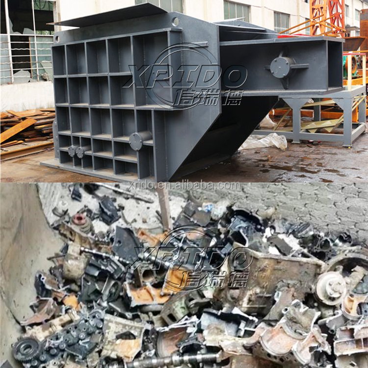 7-10t/h Metal Crusher Pig Iron Motorcycle Factory Direct Sales Scrap Metal Crusher
