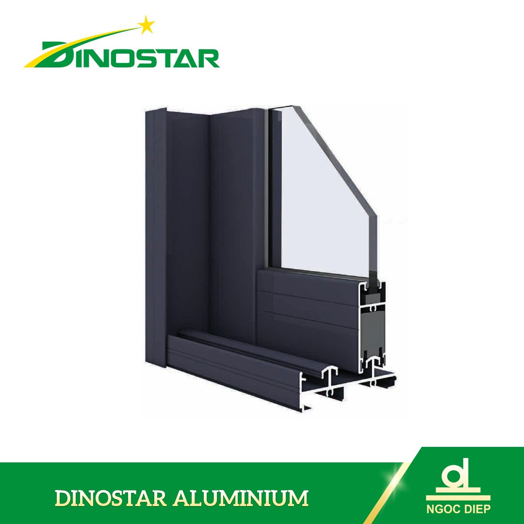 Top Ranking Quality Sliding Window And Door Aluminium Profiles,Mill Finish, Powder Coating, Anodizing. VietNam National Brand