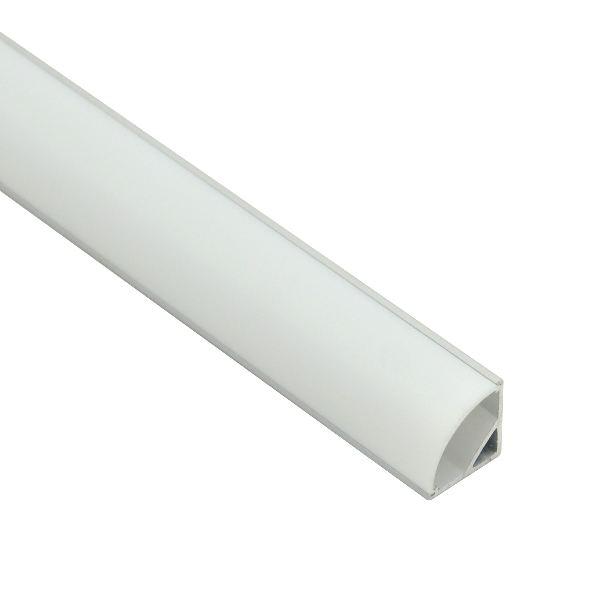 Good quality aluminum profile with Plastic diffuser 45 degree beam angle