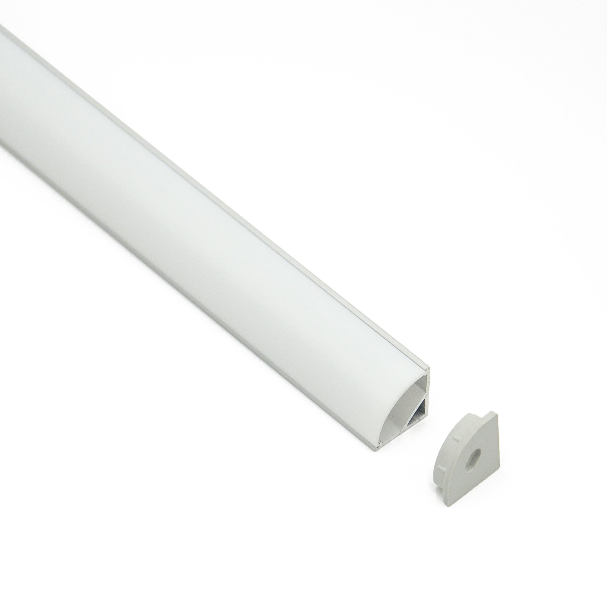 Good quality aluminum profile with Plastic diffuser 45 degree beam angle
