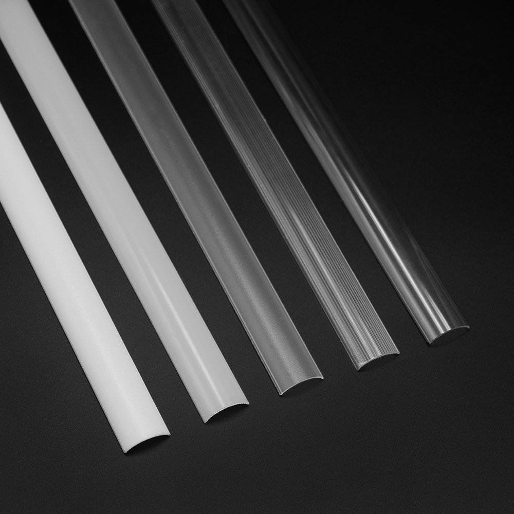Good quality aluminum profile with Plastic diffuser 45 degree beam angle