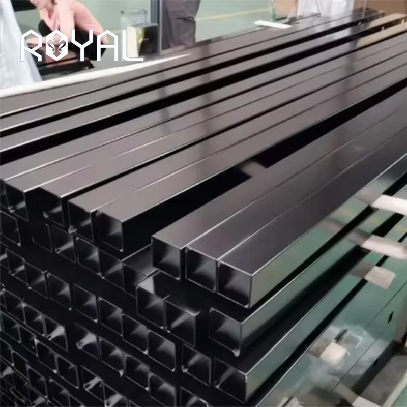 Aluminum alloy 6063-T5 post profile out door garden 63.5*63.5mm for fence and gate post