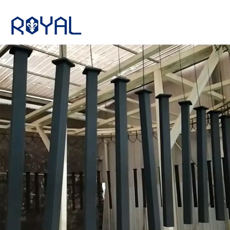Aluminum alloy 6063-T5 post profile out door garden 63.5*63.5mm for fence and gate post