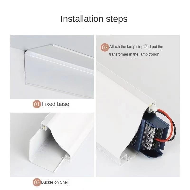 Hot Sale 116 Aluminum Profile Angle Led Strip Ceiling 69*69mm Top Corner Light Led Strip Ceiling Light