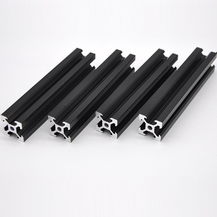 6063-t5 Factory Direct Sale Silver Black Anodizing 2020 T-slot Aluminum Profile Making aluminum profile