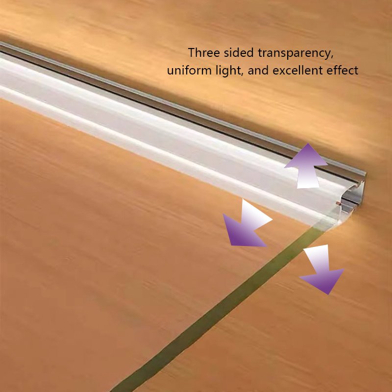 Led Glass shelf light Aluminum profiles for led light bar LED aluminum linear Light