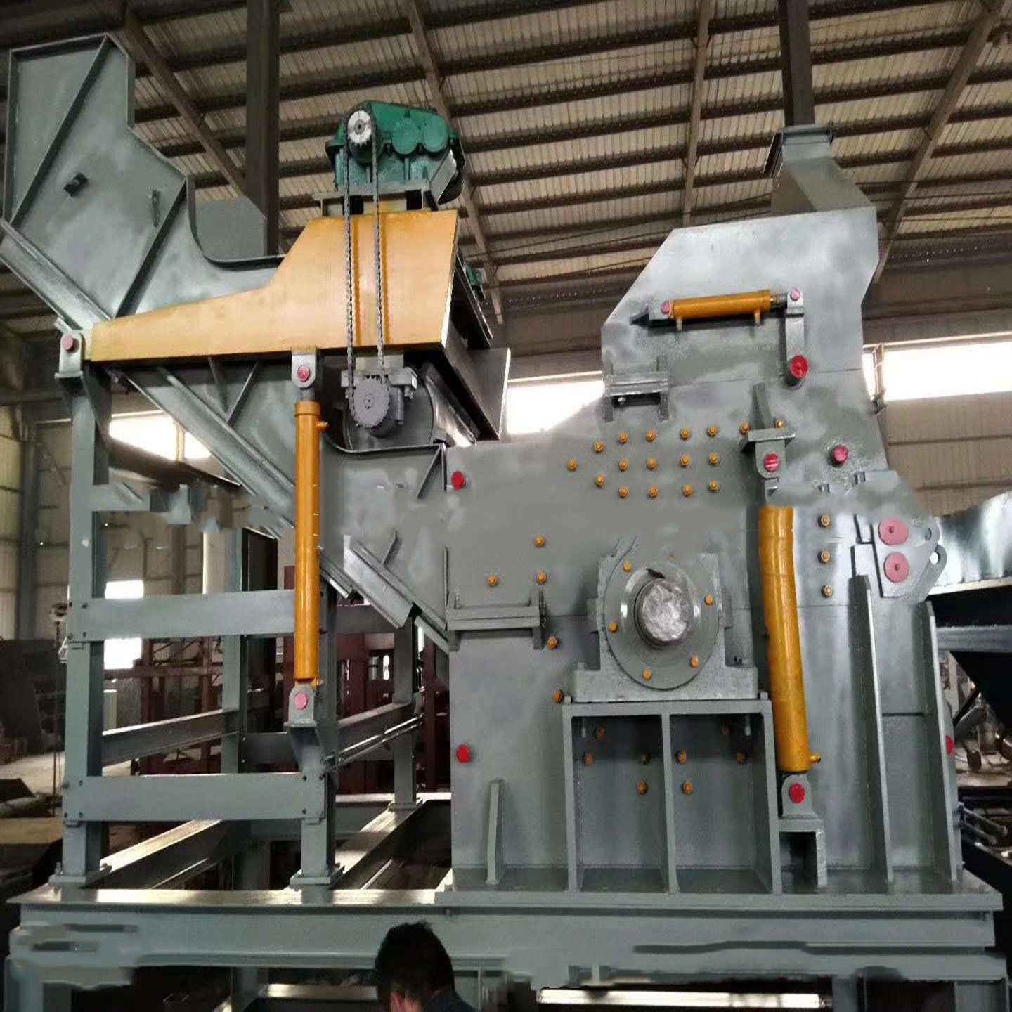 Pig Iron Aluminum Ingot Waste Steel Substance Hammer Crushing Machine Volume Reduction Crusher Of Waste Metal