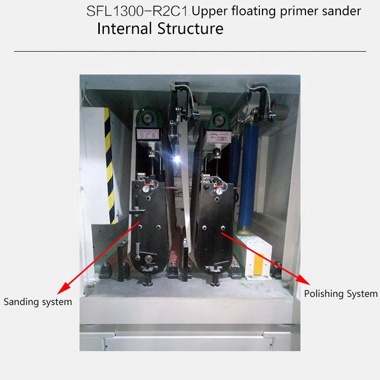 Wanmei Tech Professional Manufacturing wide belt sanding and polishing machine/Floating lacquer primer sander for furniture