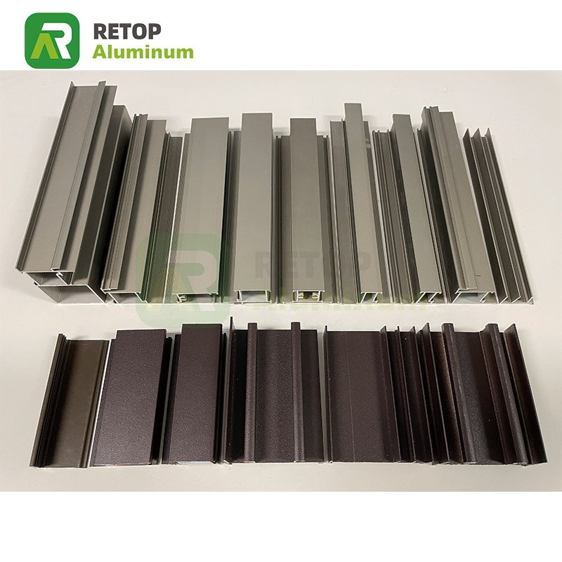 Retop Brazil aluminum profile for door and window aluminum profile extrusion