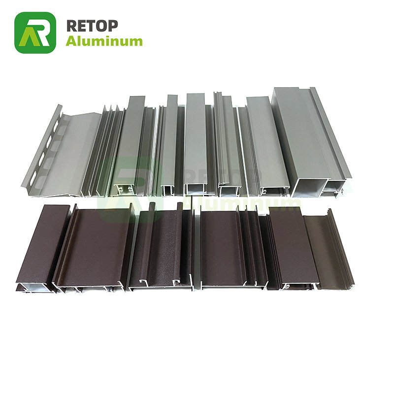 Retop Brazil aluminum profile for door and window aluminum profile extrusion