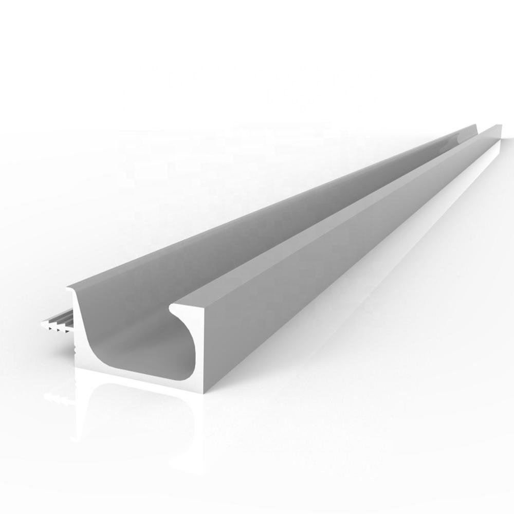 Manufacturer aluminum modern black kitchen handle aluminum profiles