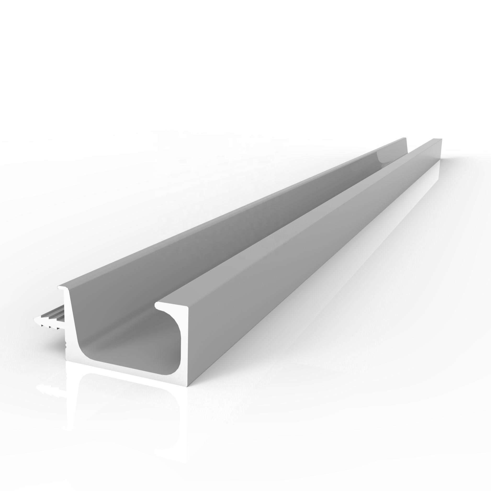 Manufacturer aluminum modern black kitchen handle aluminum profiles