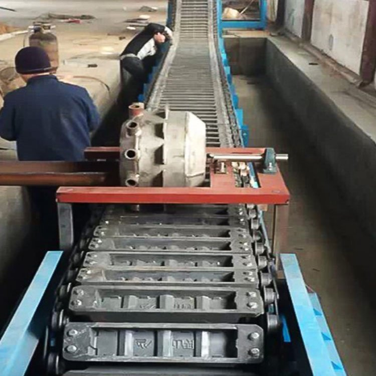 aluminum ingot casting machine zinc copper ingot continuous automatic conveyor production line