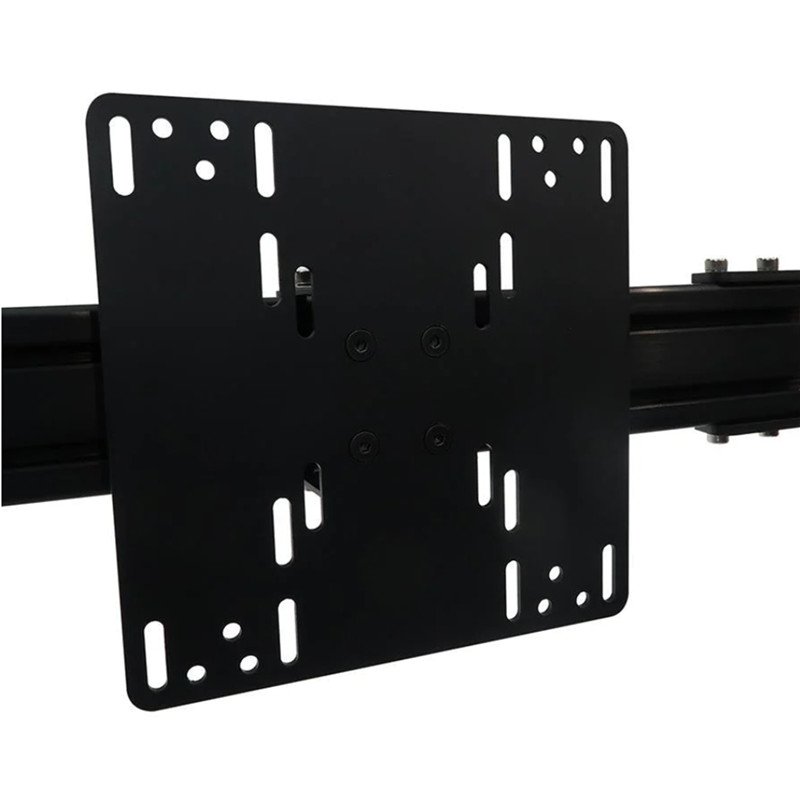 Aluminum Profile Triple Monitor Stand LCD Screen TV Display Hanger Three Monitor Mount for Sim Rig Sim Racing Cockpit Simulator
