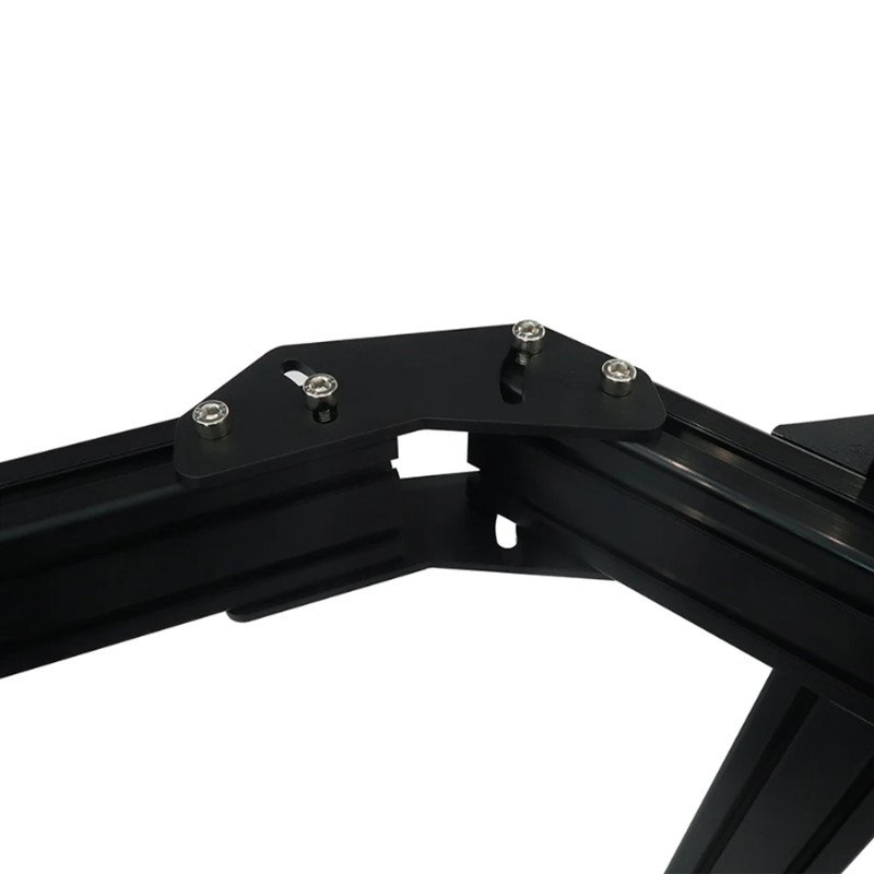 Aluminum Profile Triple Monitor Stand LCD Screen TV Display Hanger Three Monitor Mount for Sim Rig Sim Racing Cockpit Simulator