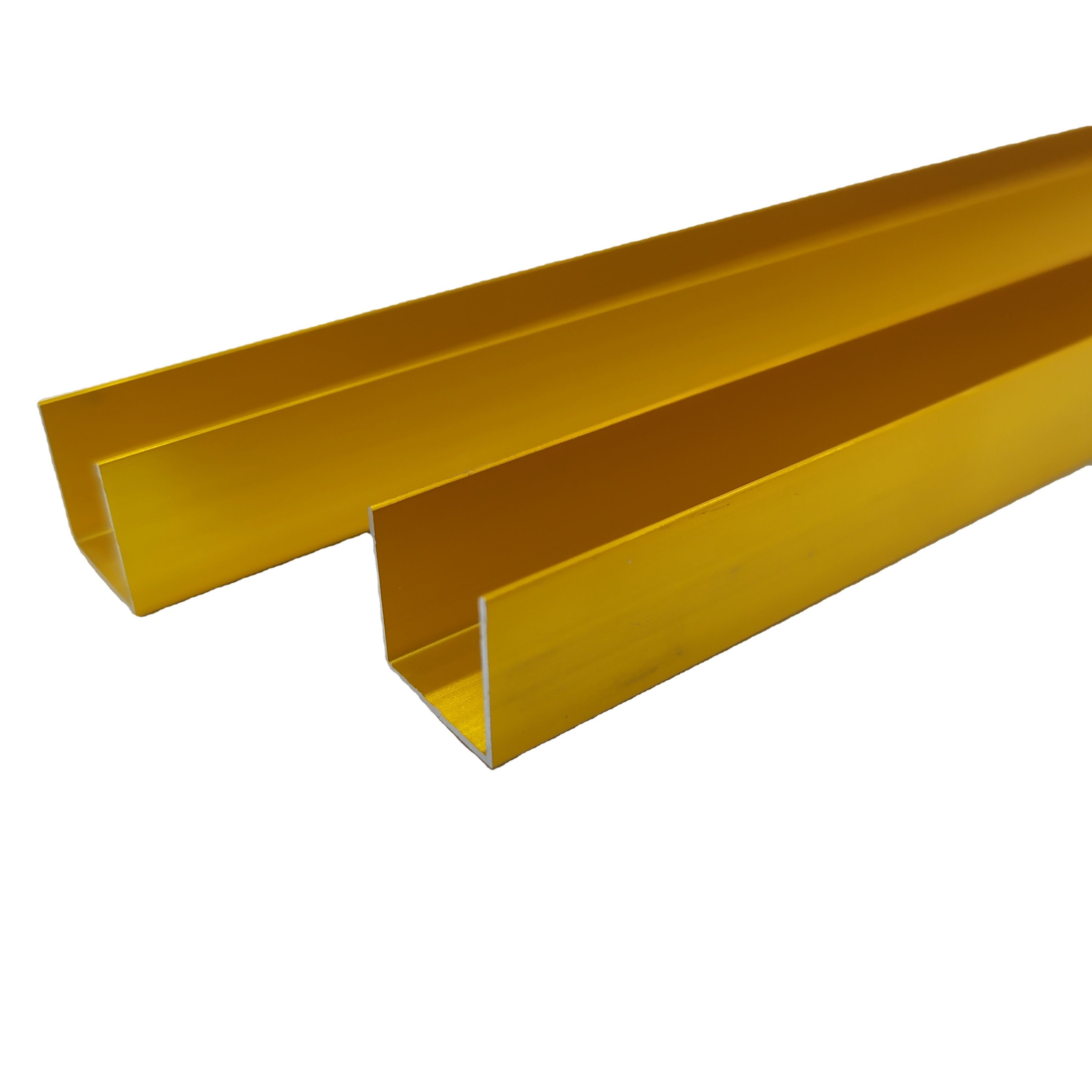 SHENGXIN double U shaped aluminum profile aluminum extrusions profile Aluminum channel profile