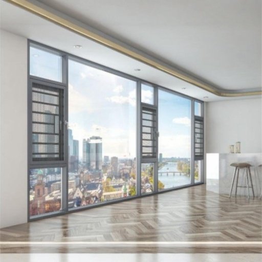 modern aesthetics structural stability Casement window Six-chamber fully enclosed structure Casement window