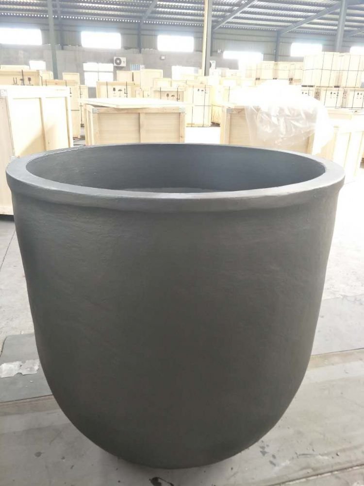 Graphite crucible used for furnace melting aluminum ingots