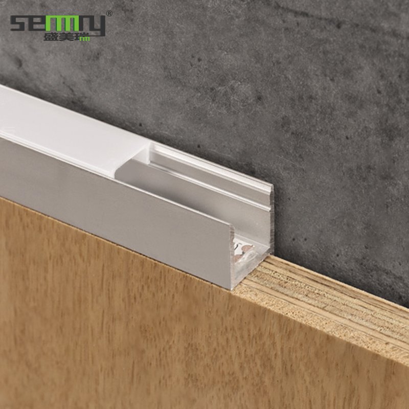 Led aluminum profile light decorative strips tile trim corners Aluminium Tile Cover Strips Decorative Metal Wall Trim