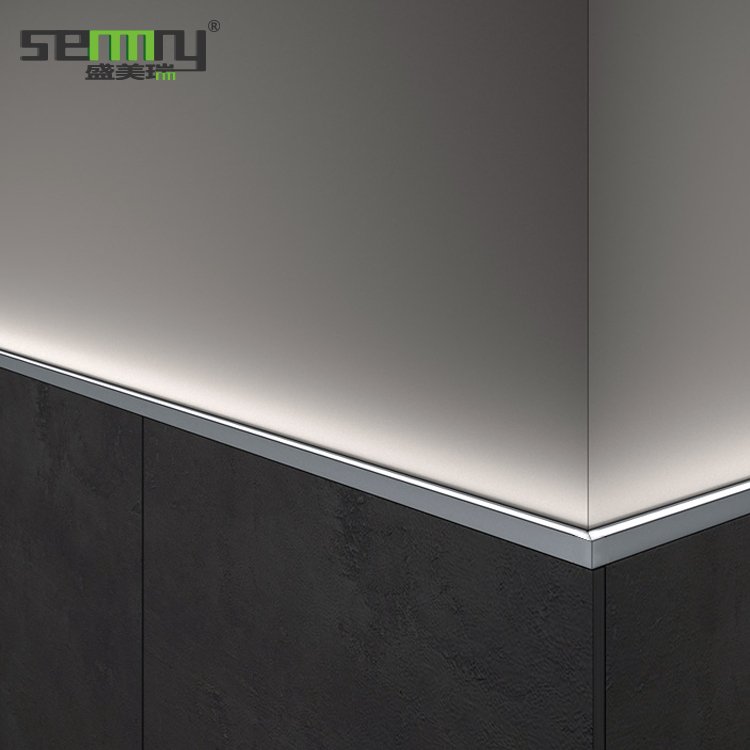 Led aluminum profile light decorative strips tile trim corners Aluminium Tile Cover Strips Decorative Metal Wall Trim