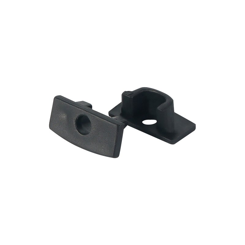 W17*H7mm Embedded Black Aluminum Profile Extrusion Channel, Custom Extruded Black Aluminum Profiles Channel