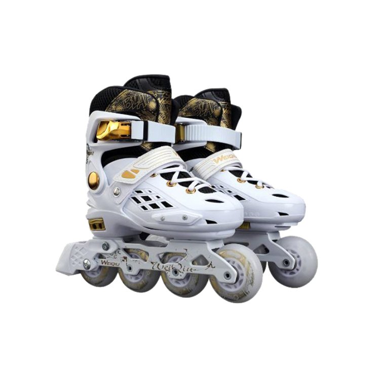 Favourable Price High Impact Pp White Roller Inline Skate Shoes For Kids Roller Shoes Skate