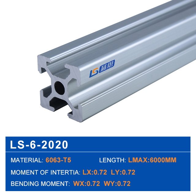 Factory Extrusion 20x20 T Slot Aluminum Profile Extruded Aluminum Profile