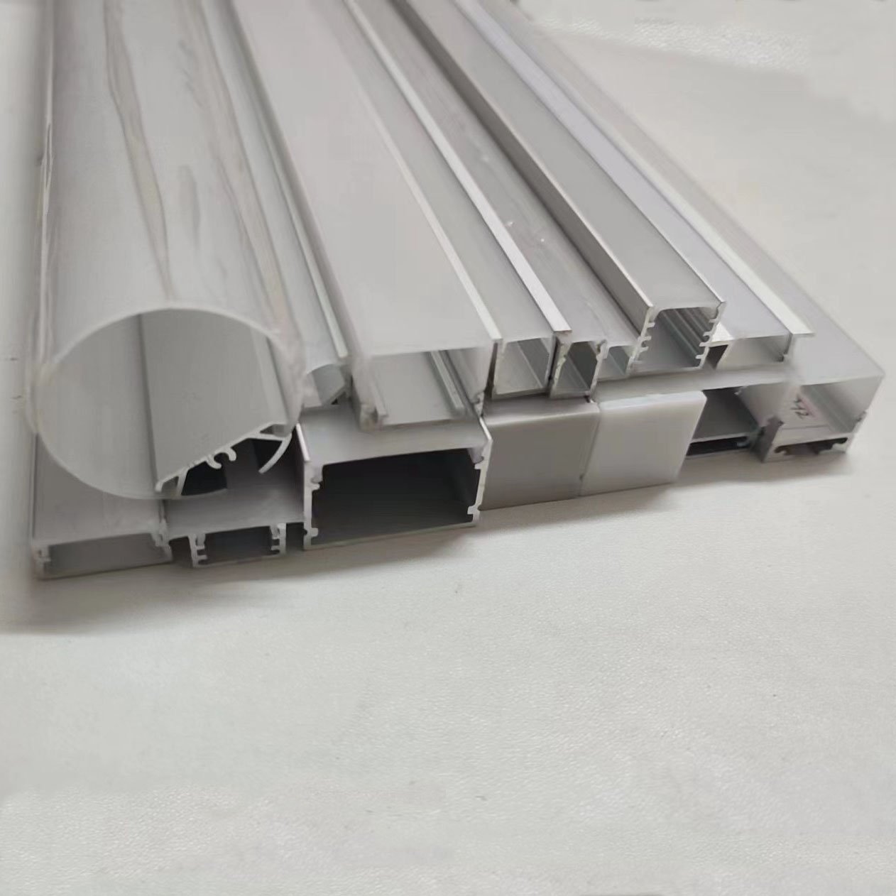 10X10MM Aluminium Extrusion Ceiling Led Strip Lighting Housing Decorative Channel Profile with PC Cover